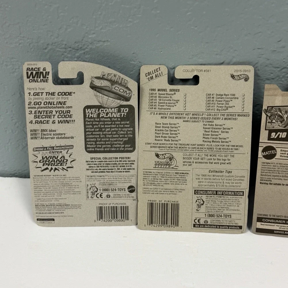 Hot Wheels Bent Cards Still Sealed Lot‎ Of 4 Various Models